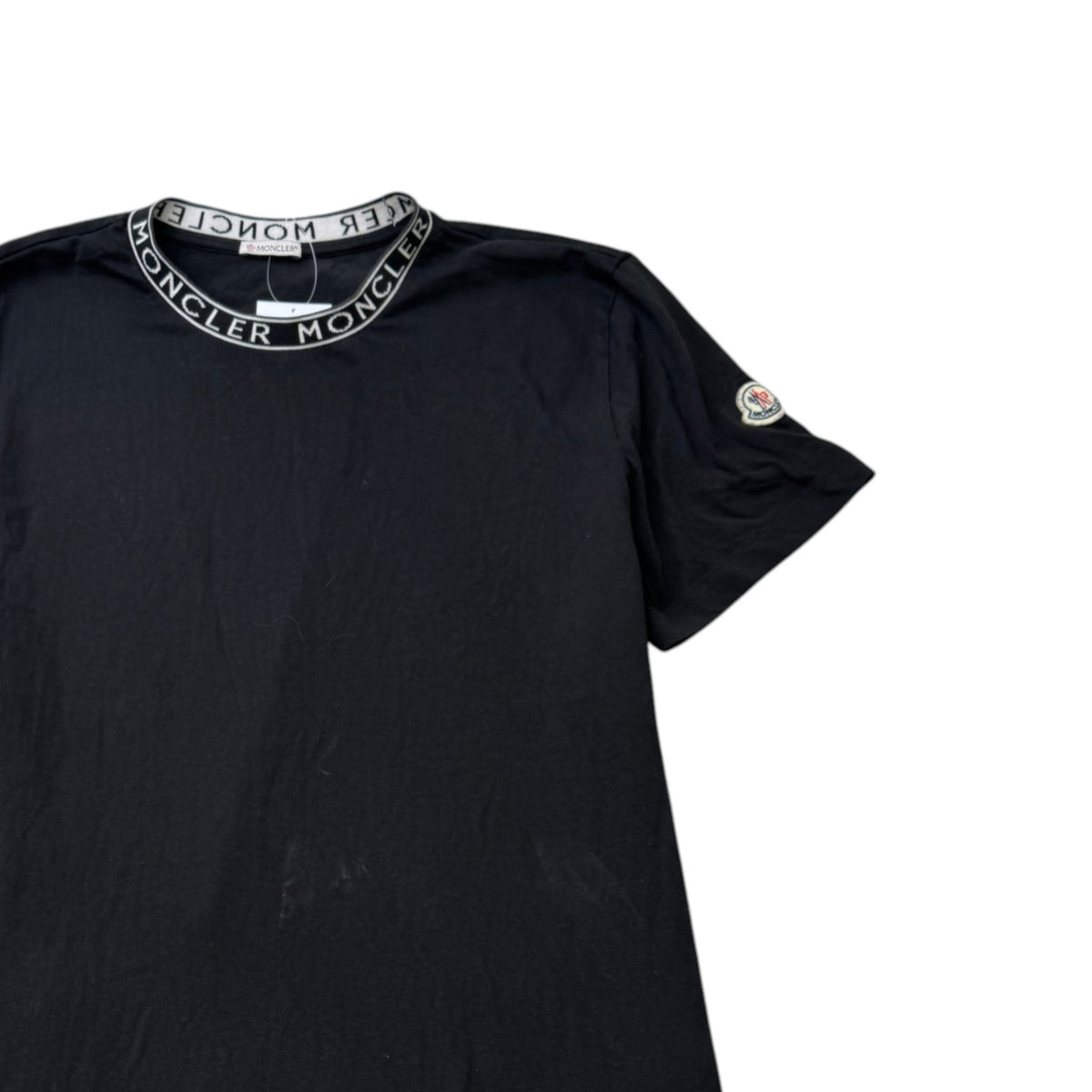 Men's Logo Collar T-Shirt Black Size XXL - Photo 3