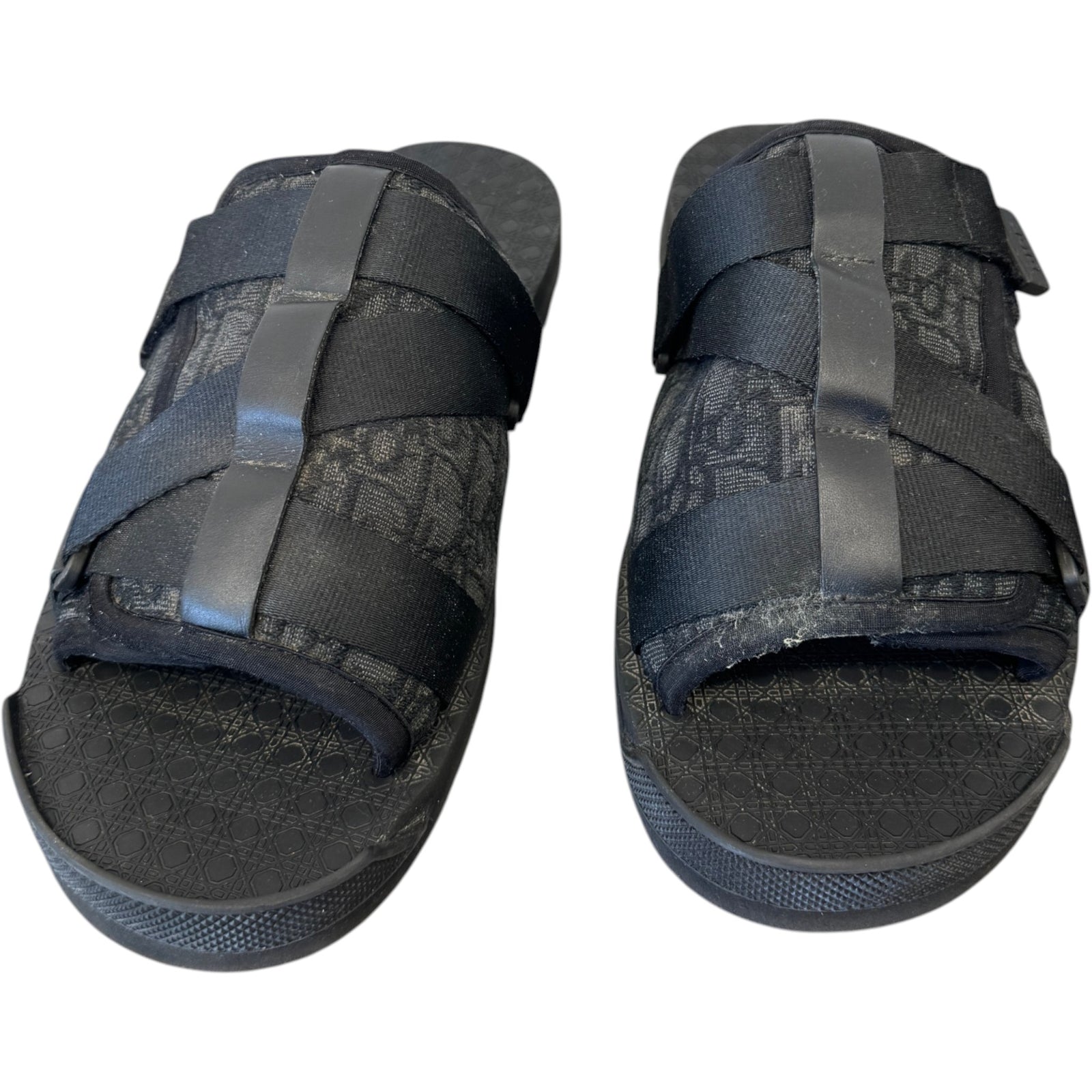 Men's Alpha Oblique Sandals Black Size UK 9 / EU 43 - Photo 6