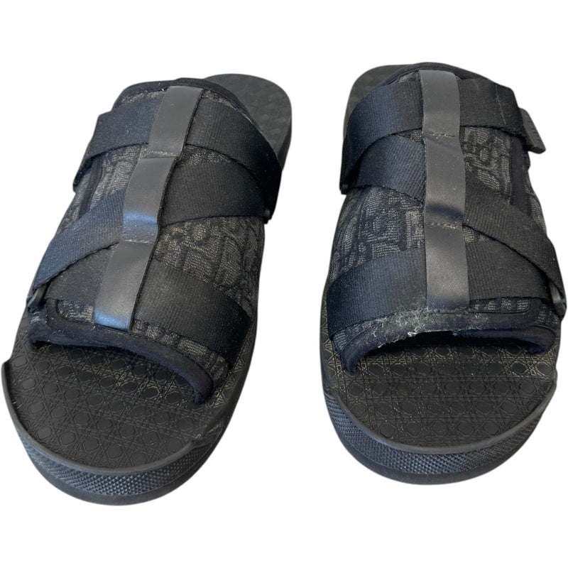 Men's Alpha Oblique Sandals Black Size UK 9 / EU 43