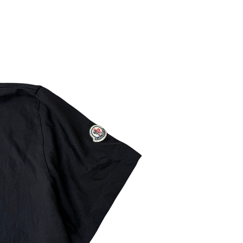 Men's Logo Collar T-Shirt Black Size XXL