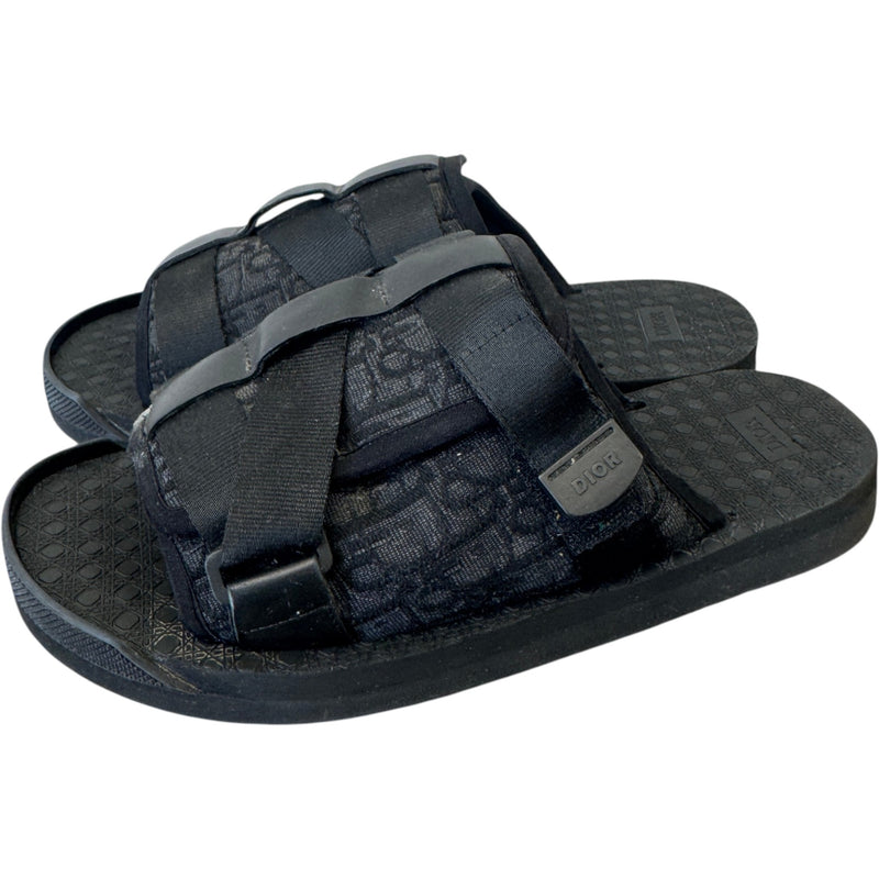 Men's Alpha Oblique Sandals Black Size UK 9 / EU 43