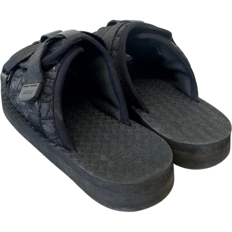 Men's Alpha Oblique Sandals Black Size UK 9 / EU 43
