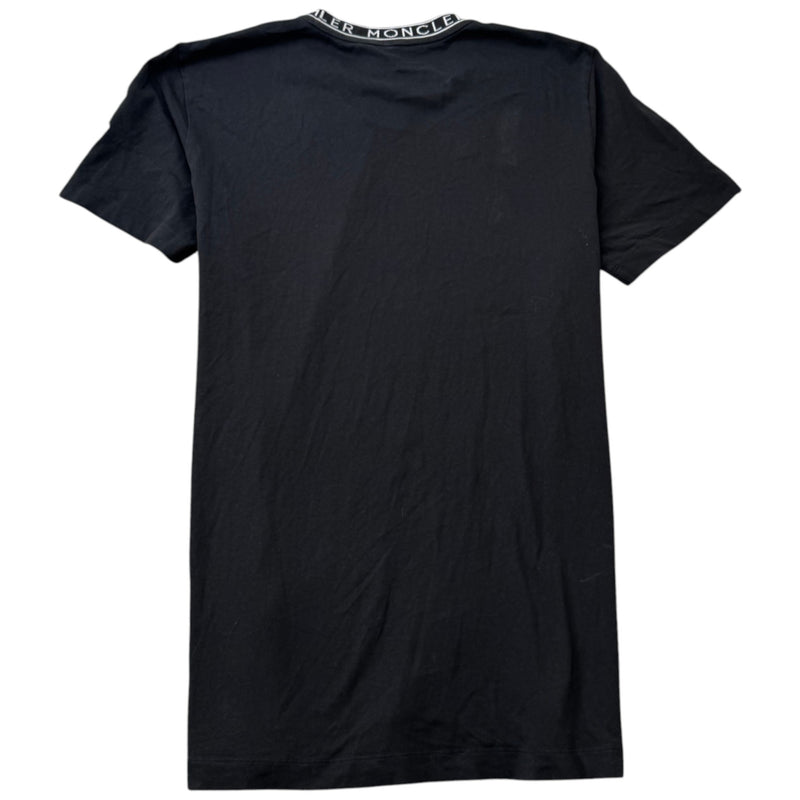 Men's Logo Collar T-Shirt Black Size XXL