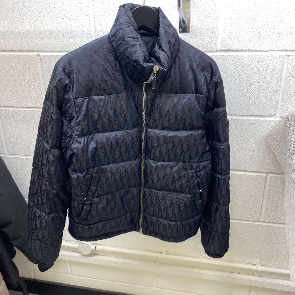 Men's Oblique Down Jacket Black Size XS - Photo 7