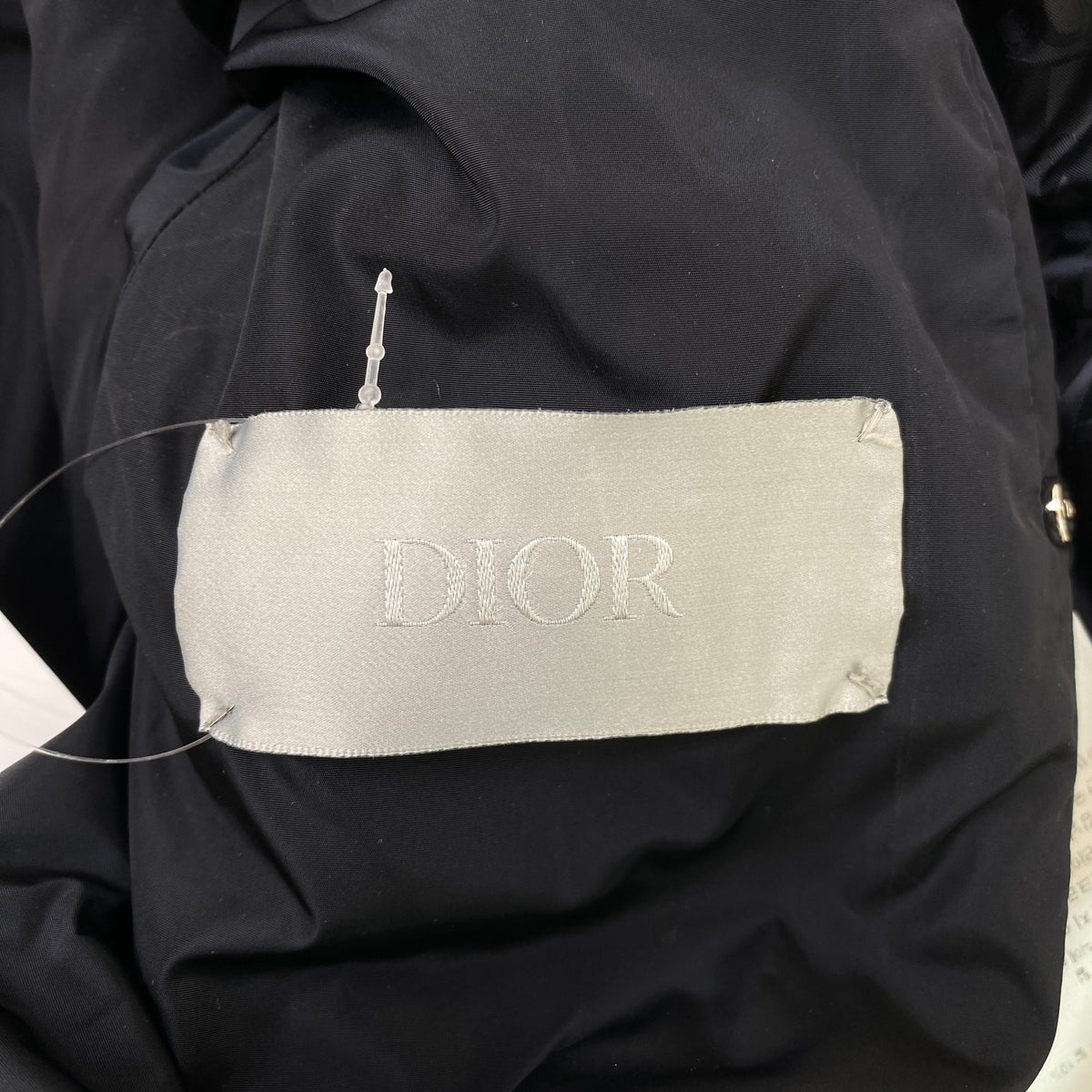 Men's Oblique Down Jacket Black Size XS - Photo 5