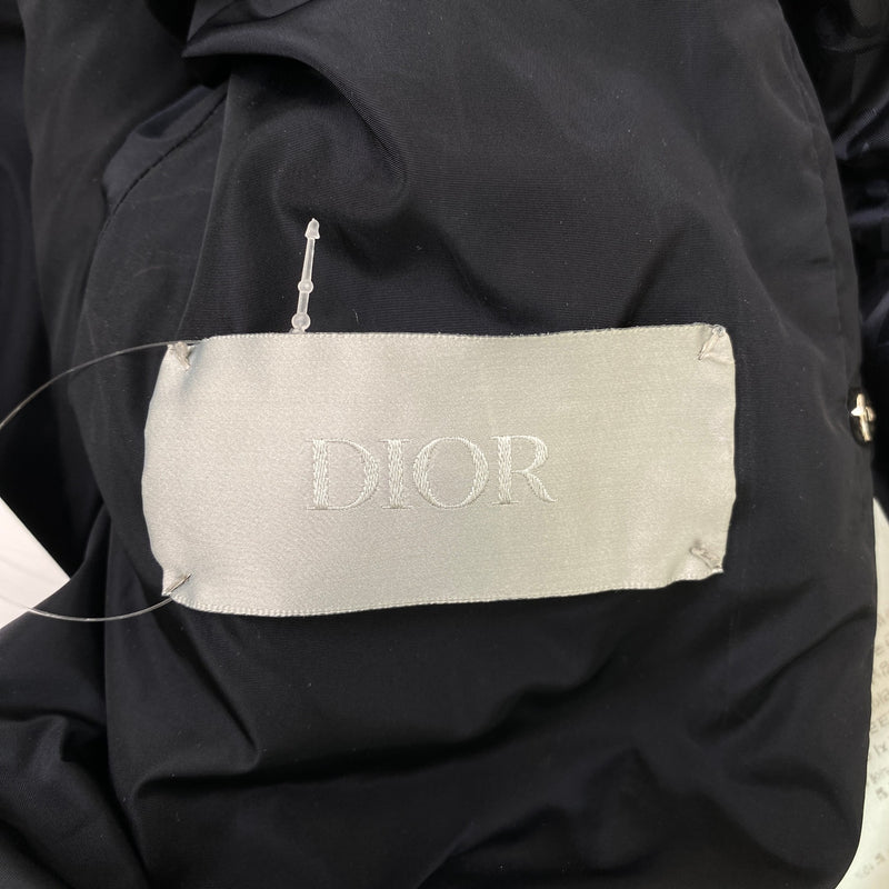 Men's Oblique Down Jacket Black Size XS