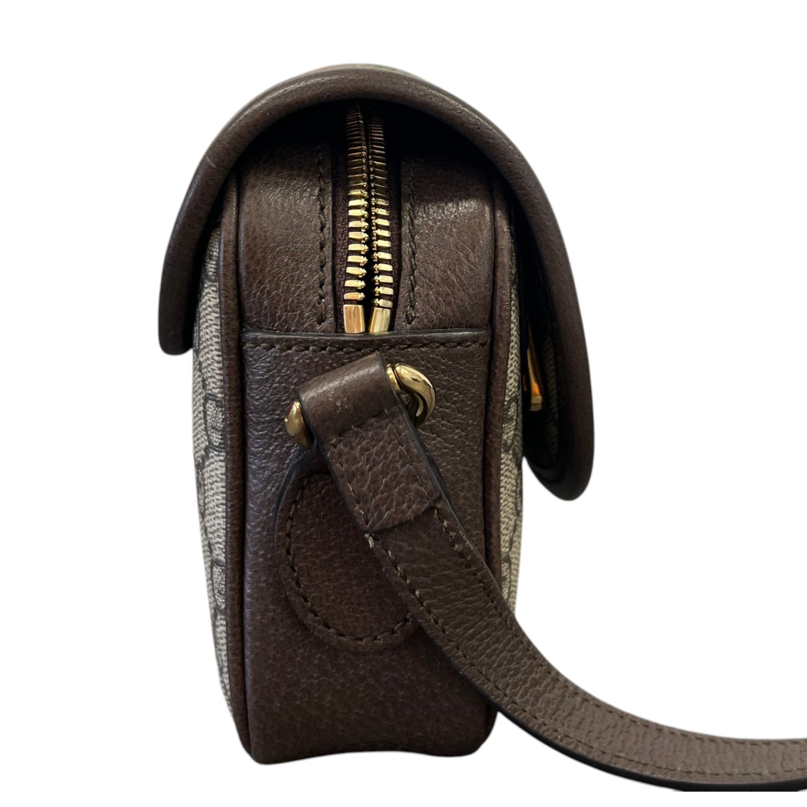 Women's Ophidia Small Shoulder Bag Beige - Photo 7