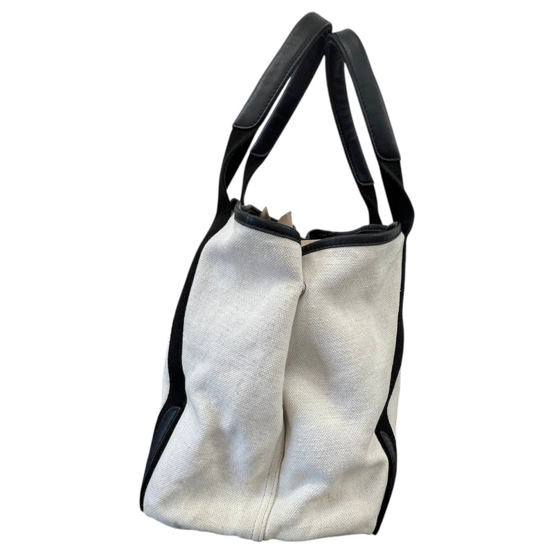 Women's Logo Print Handbag Cream