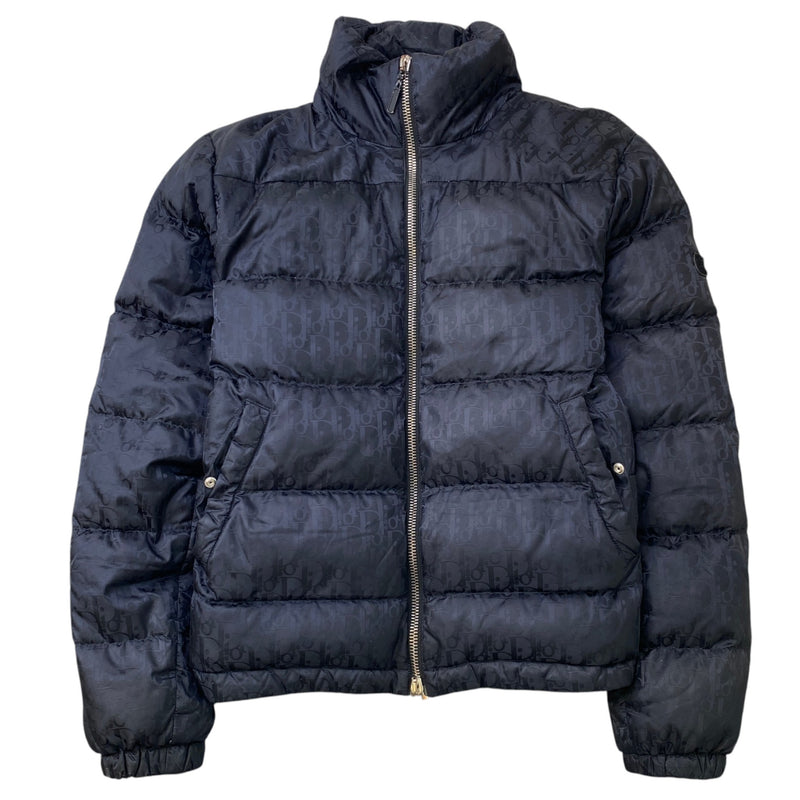 Men's Oblique Down Jacket Black Size XS