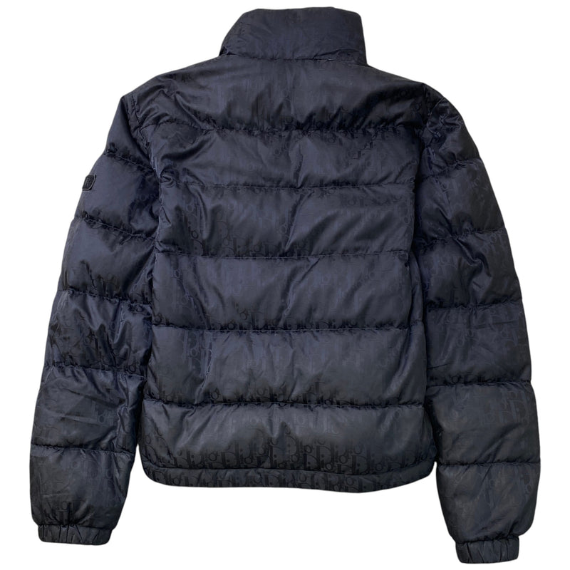 Men's Oblique Down Jacket Black Size XS