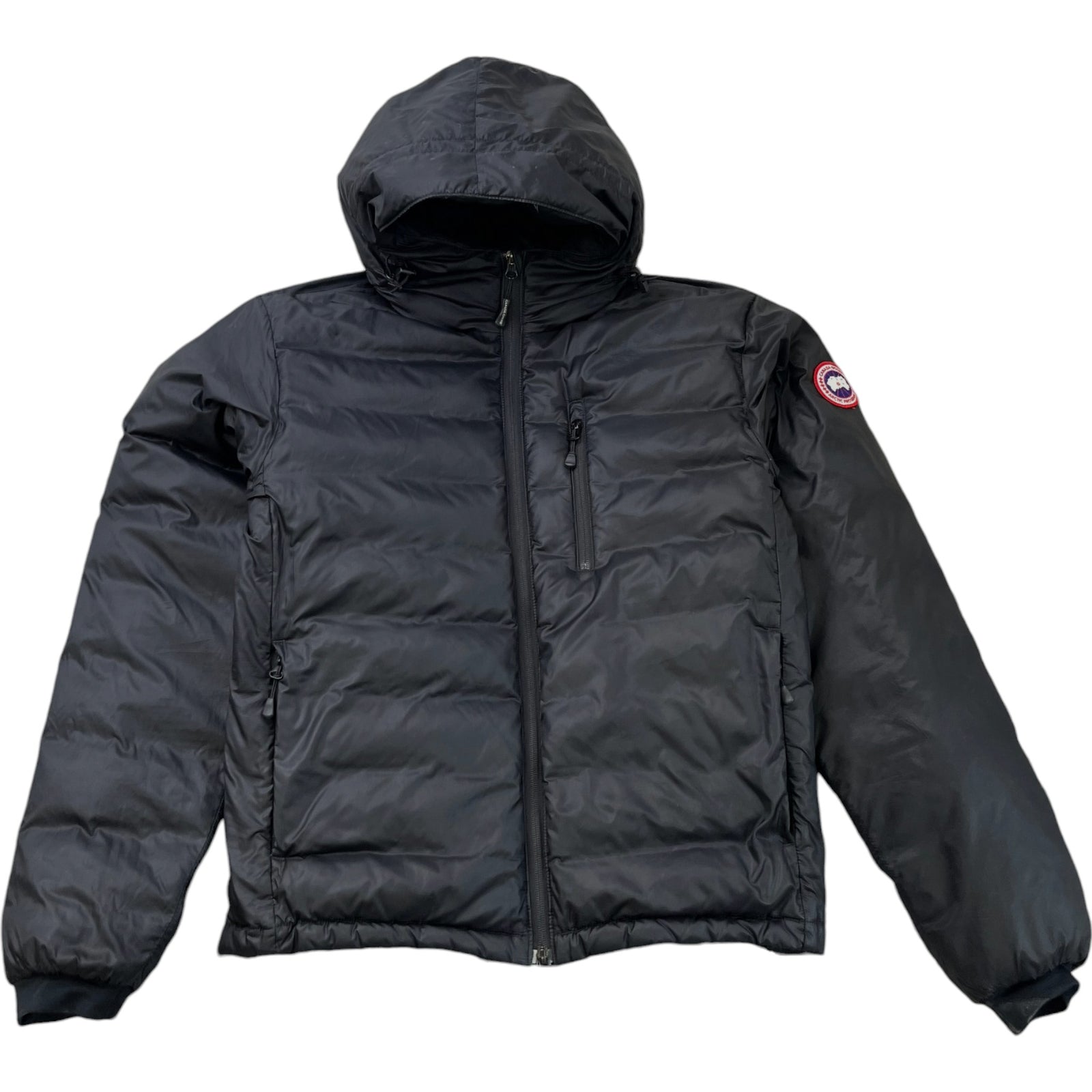 Men's Lodge Hoody Down Jacket Black Size S - Photo 1