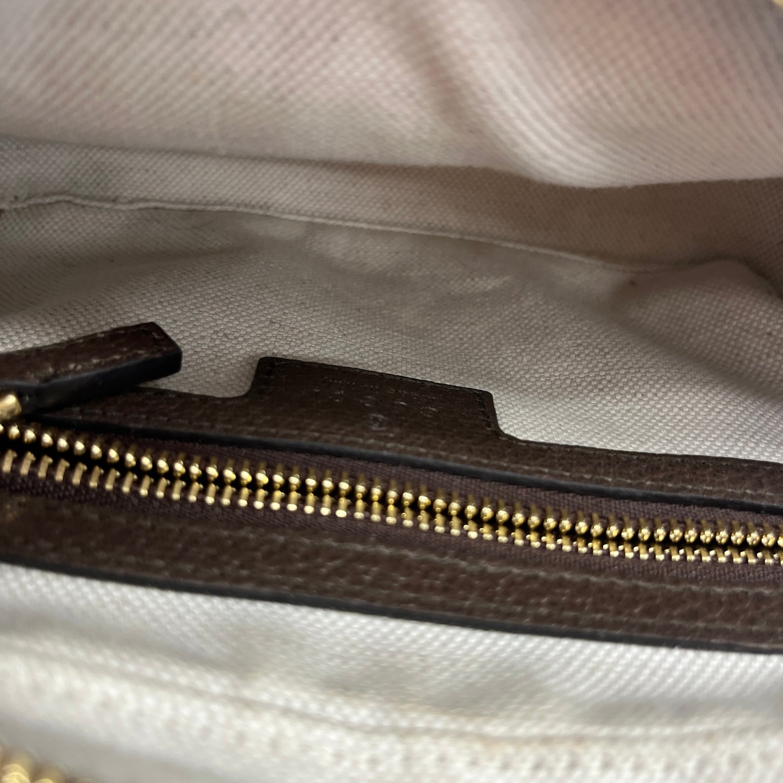 Women's Ophidia Small Shoulder Bag Beige - Photo 11