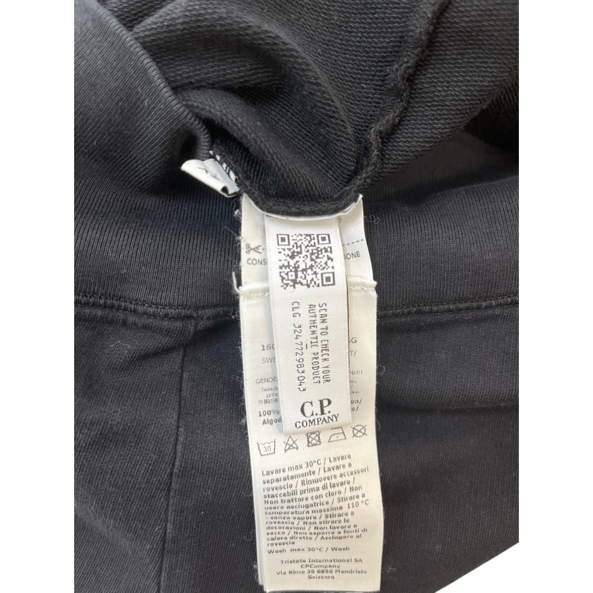 Men's Lens Zip Hoodie Black Size XS - Photo 8