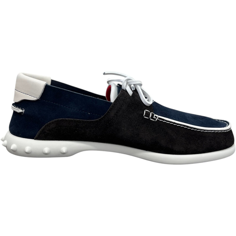Christian Louboutin Men's Geromoc Flat Loafers Navy Size 6.5