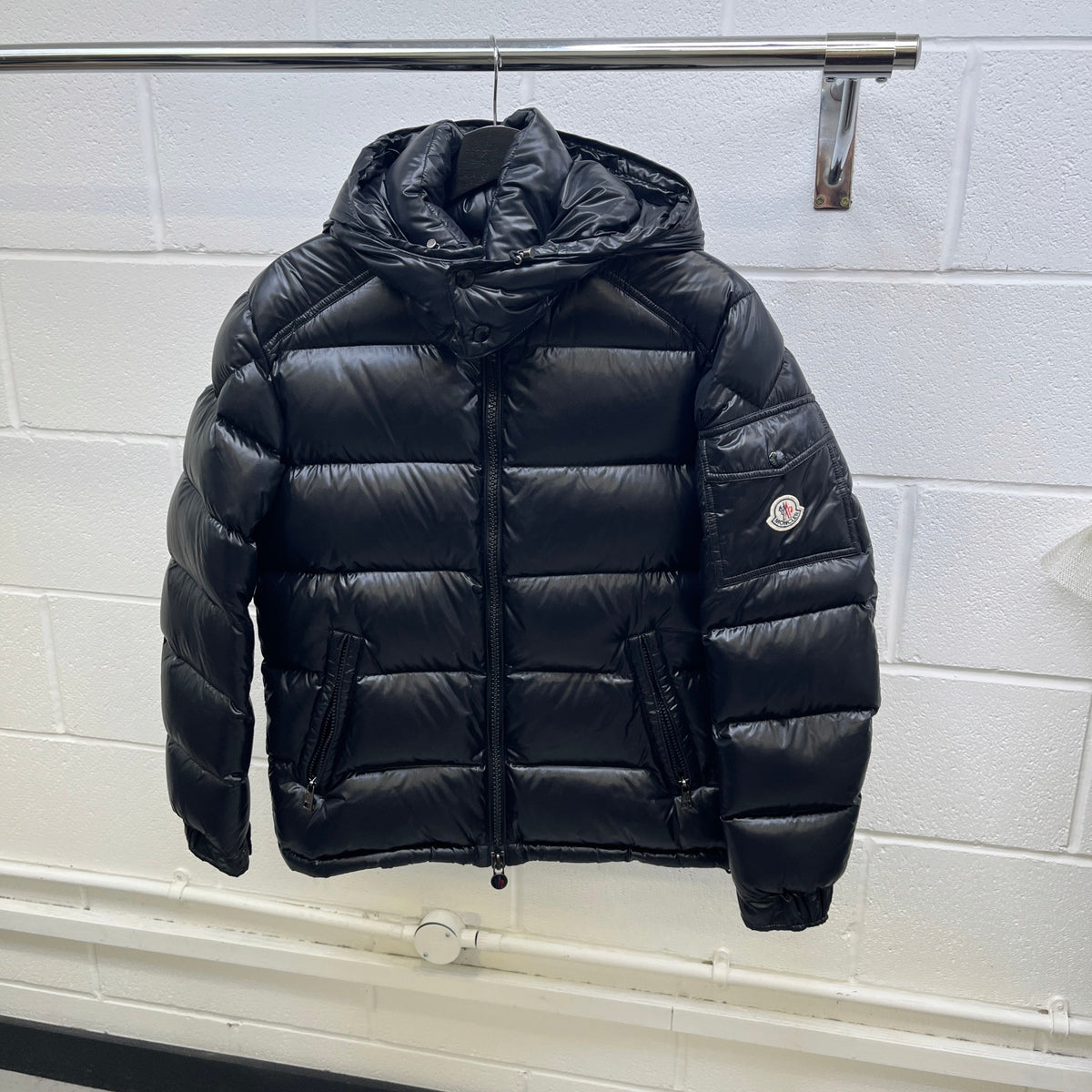 Men's Maya Down Jacket Black Size 1 / S - Photo 10