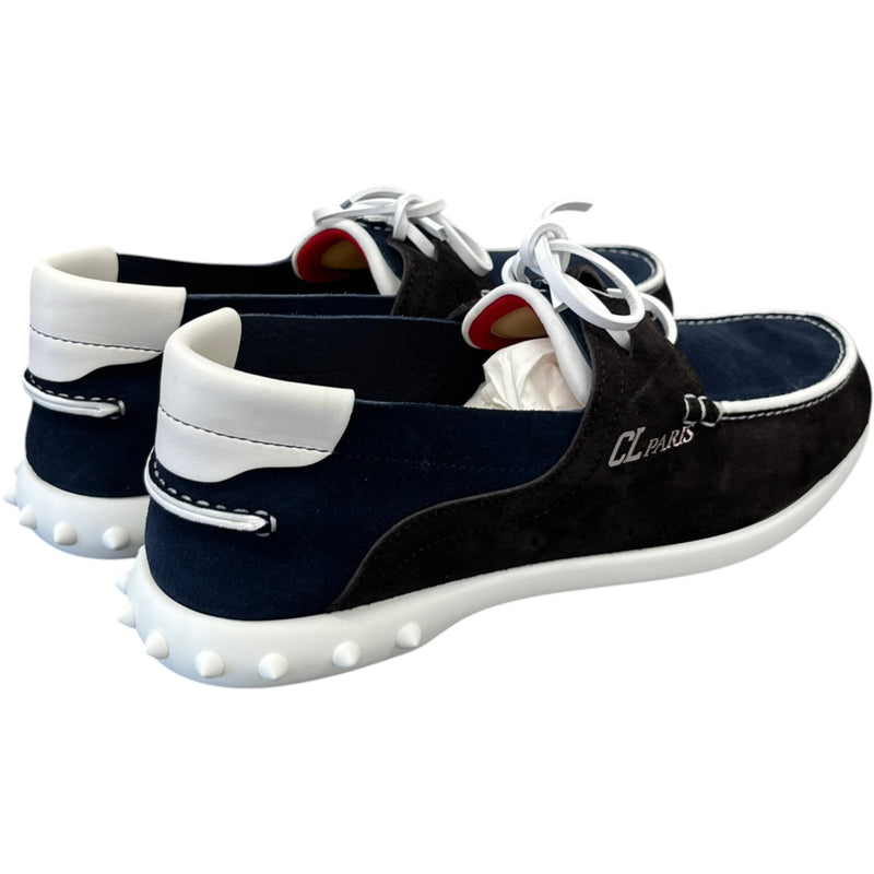 Christian Louboutin Men's Geromoc Flat Loafers Navy Size 6.5