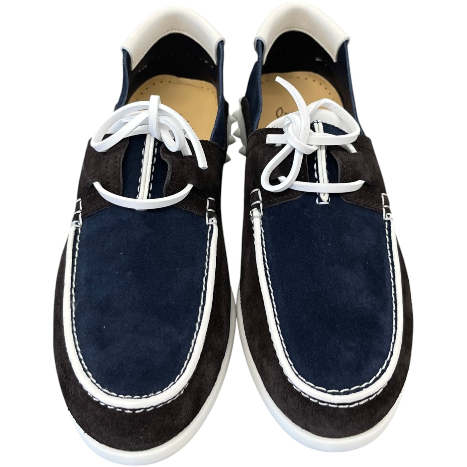 Christian Louboutin Men's Geromoc Flat Loafers Navy Size 6.5 - Photo 6
