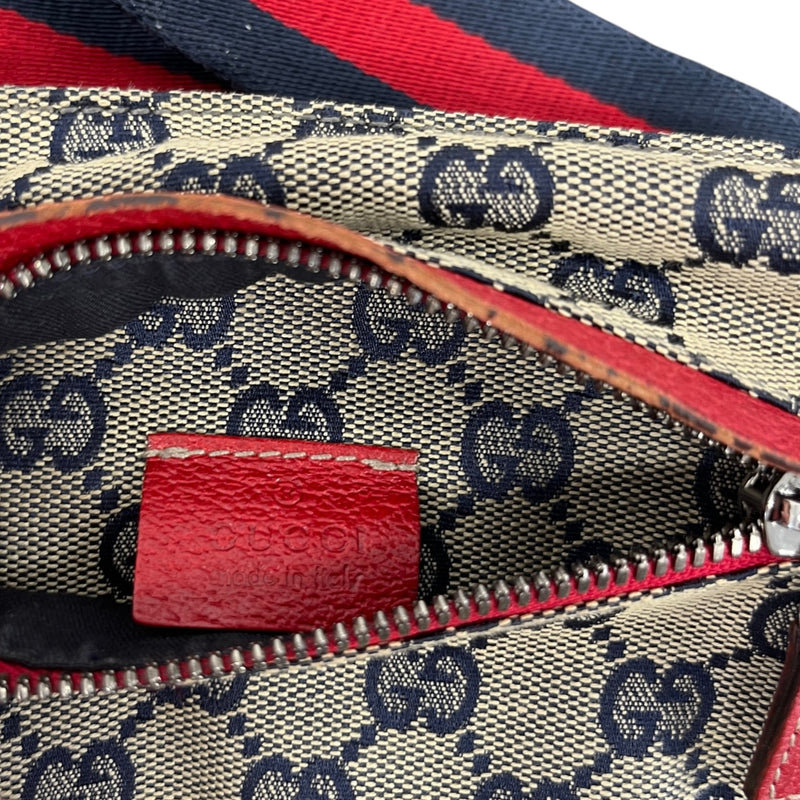 Women's GG Supreme Double Pocket Belt Bag Beige