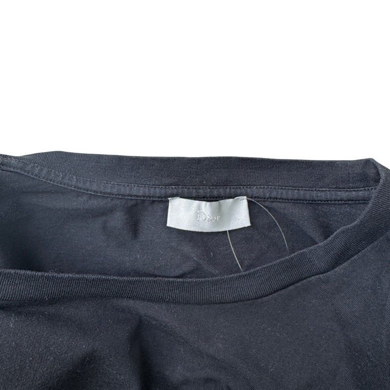 Men's Logo Print T-Shirt Black Size S