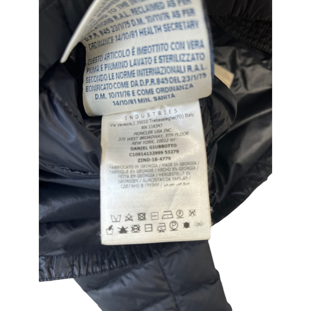 Men's Daniel Down Jacket Navy Size 1 / S - Photo 9