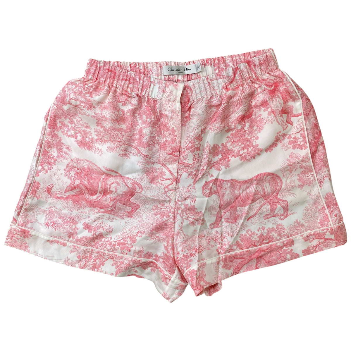 Women's Dioriviera Chez Moi Shirt & Shorts Co-ord Full Tracksuit Pink Size L / UK 12 - Photo 6