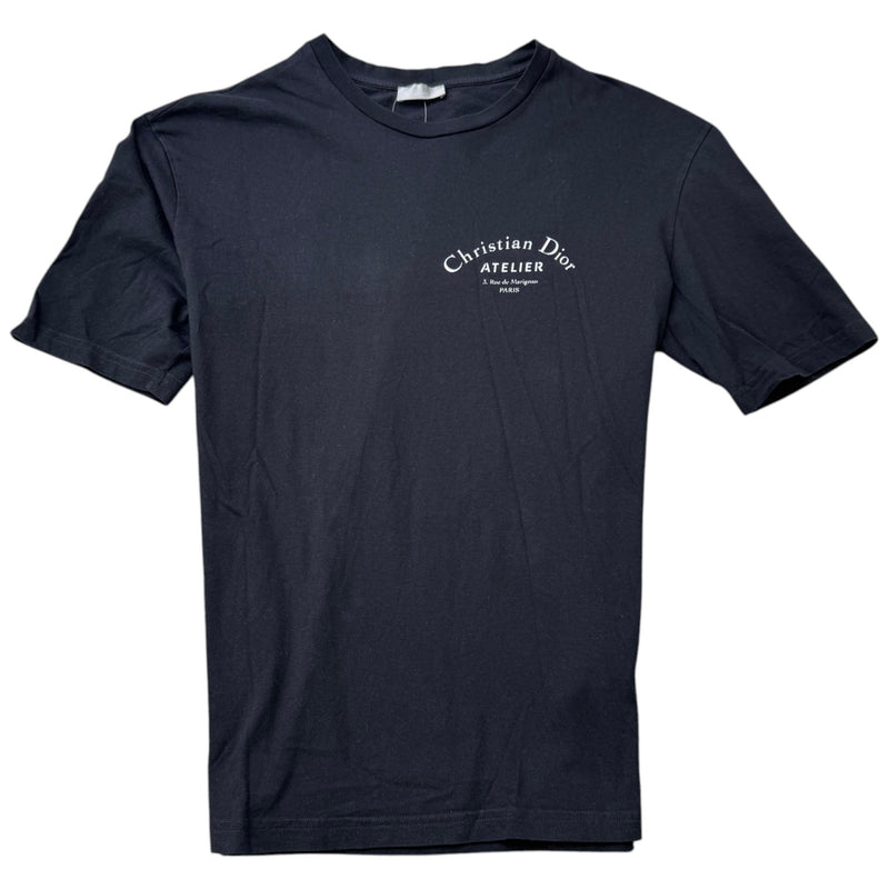 Men's Logo Print T-Shirt Black Size S