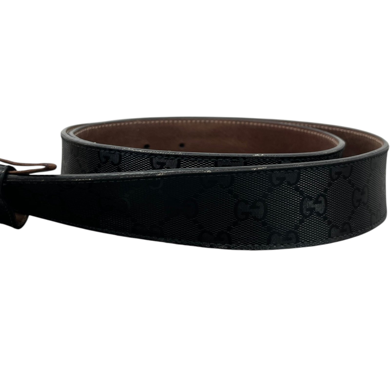 Gucci Men's Interlocking G Belt Black Size 40" - Photo 4