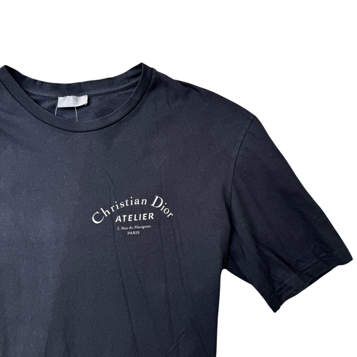 Men's Logo Print T-Shirt Black Size S - Photo 3