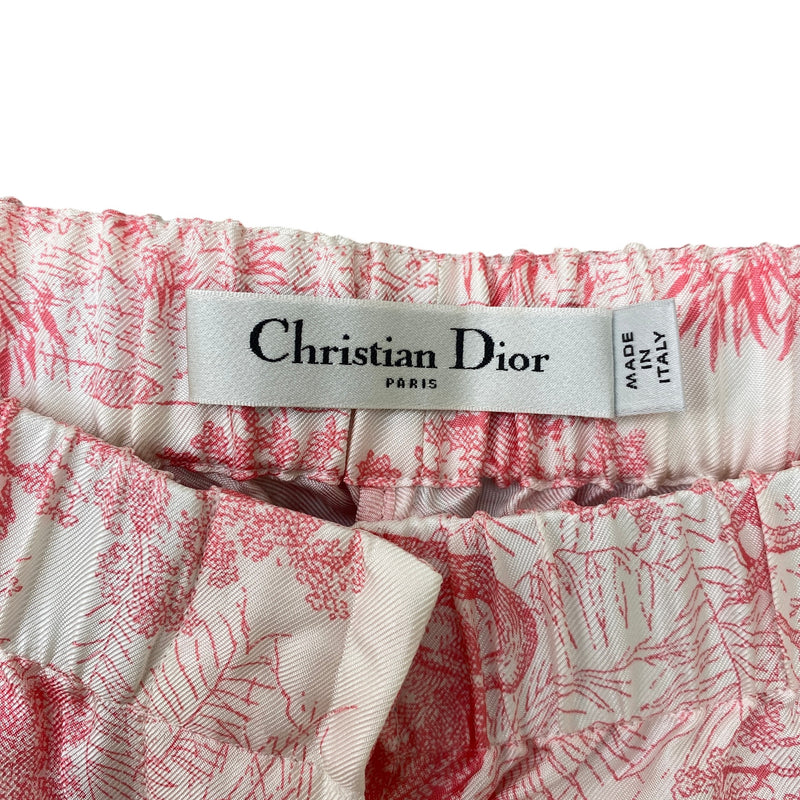 Women's Dioriviera Chez Moi Shirt & Shorts Co-ord Full Tracksuit Pink Size L / UK 12