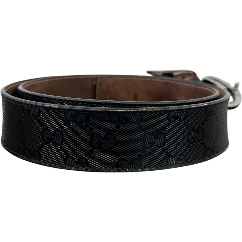 Gucci Men's Interlocking G Belt Black Size 40"