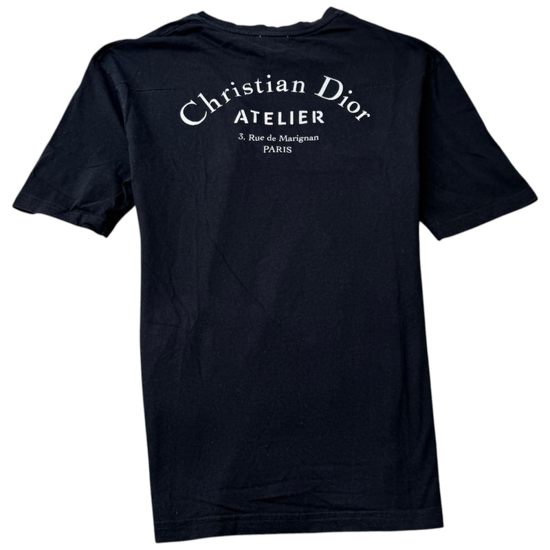 Men's Logo Print T-Shirt Black Size S