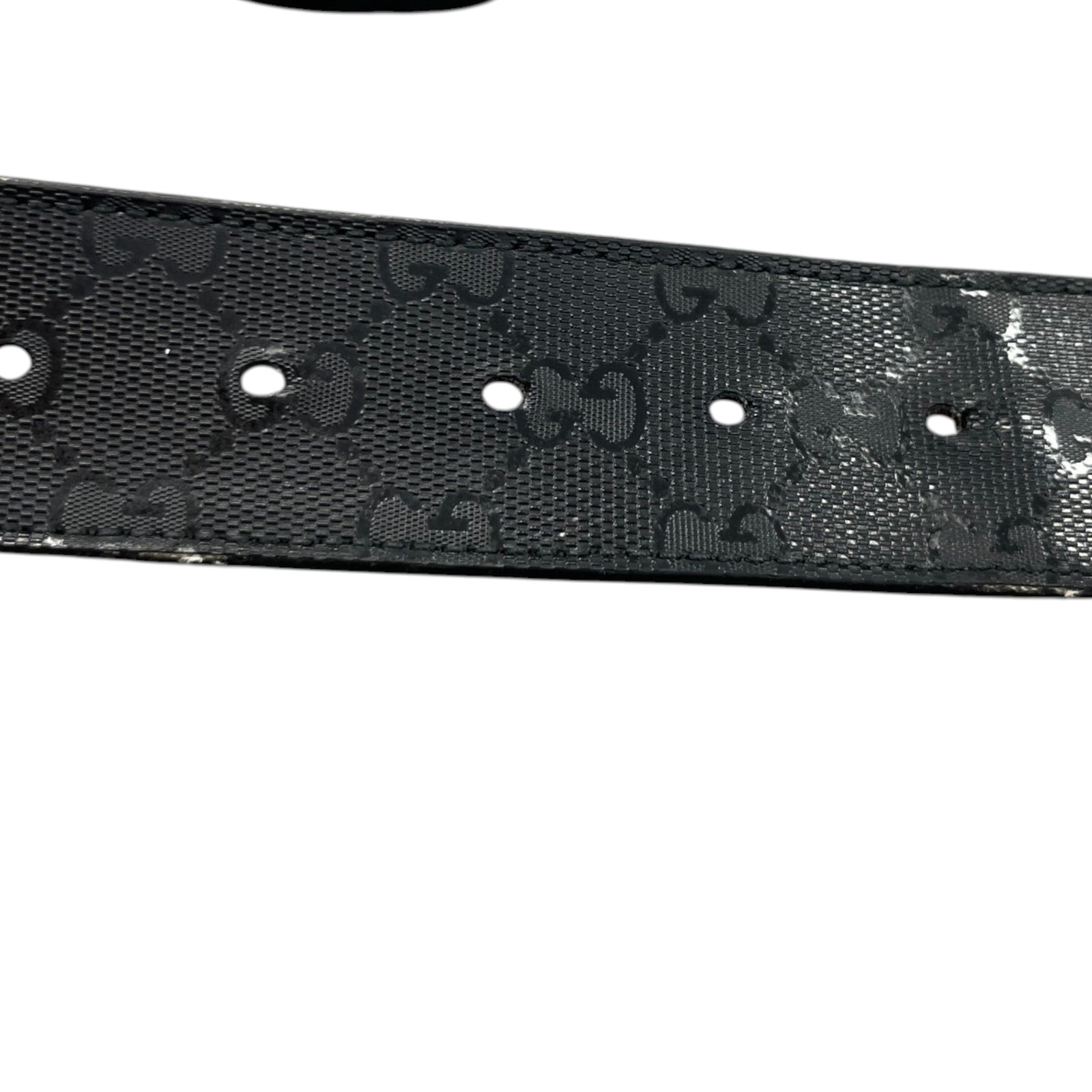 Gucci Men's Interlocking G Belt Black Size 40" - Photo 5