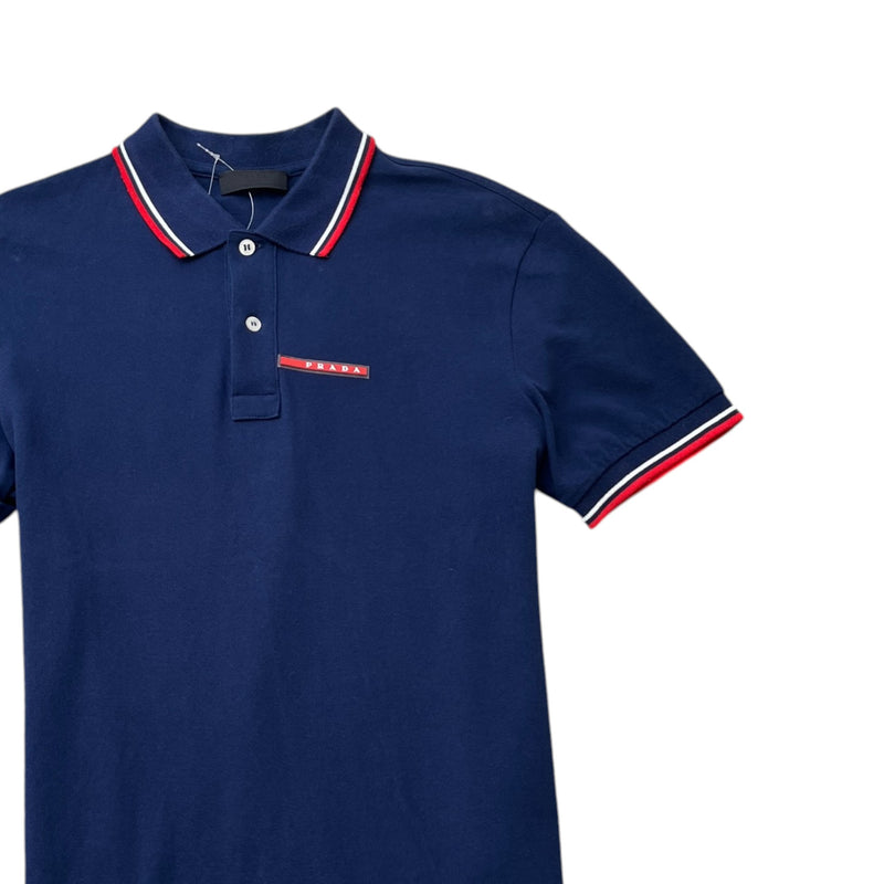 Men's Linea Rossa Polo Shirt Navy Size M