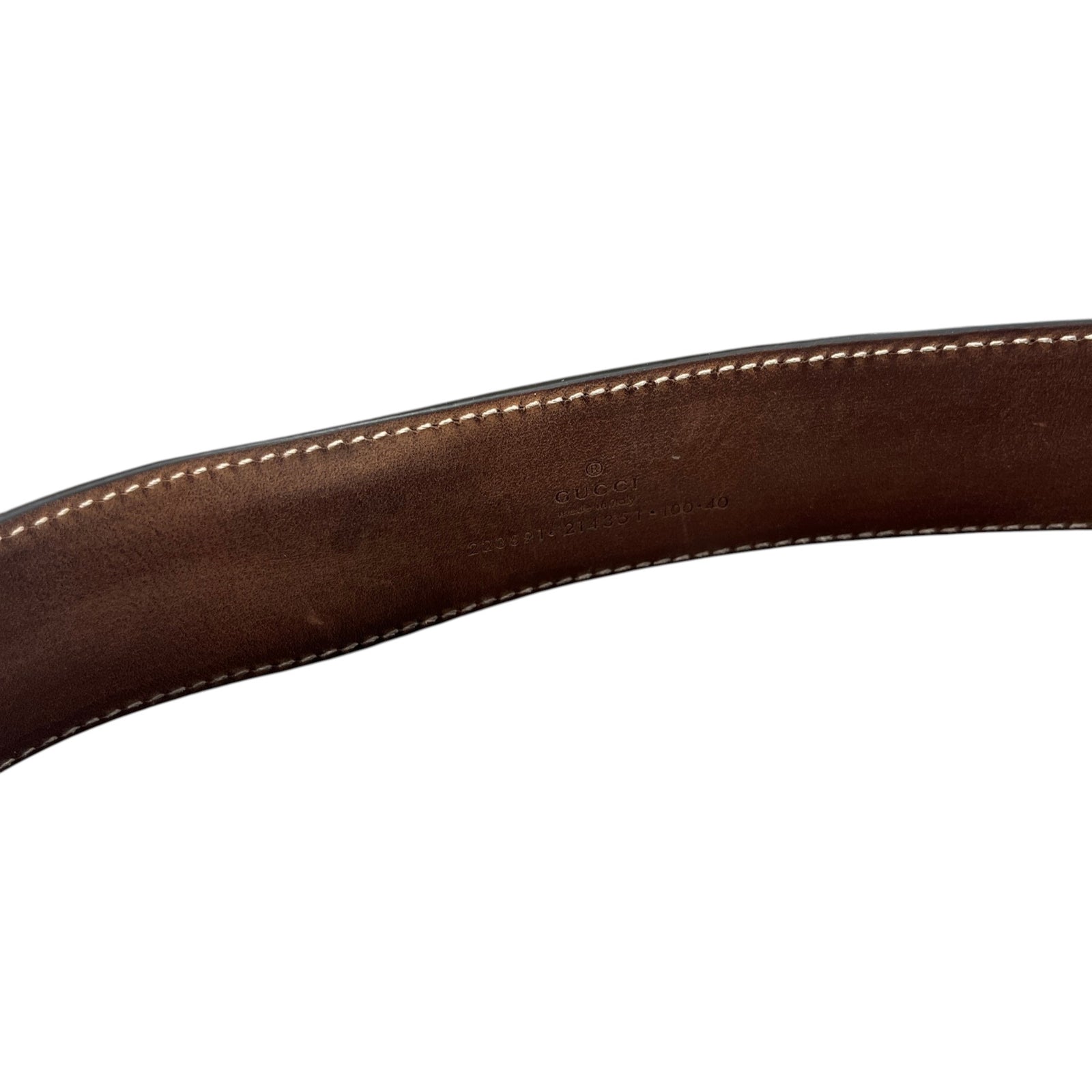 Gucci Men's Interlocking G Belt Black Size 40" - Photo 6