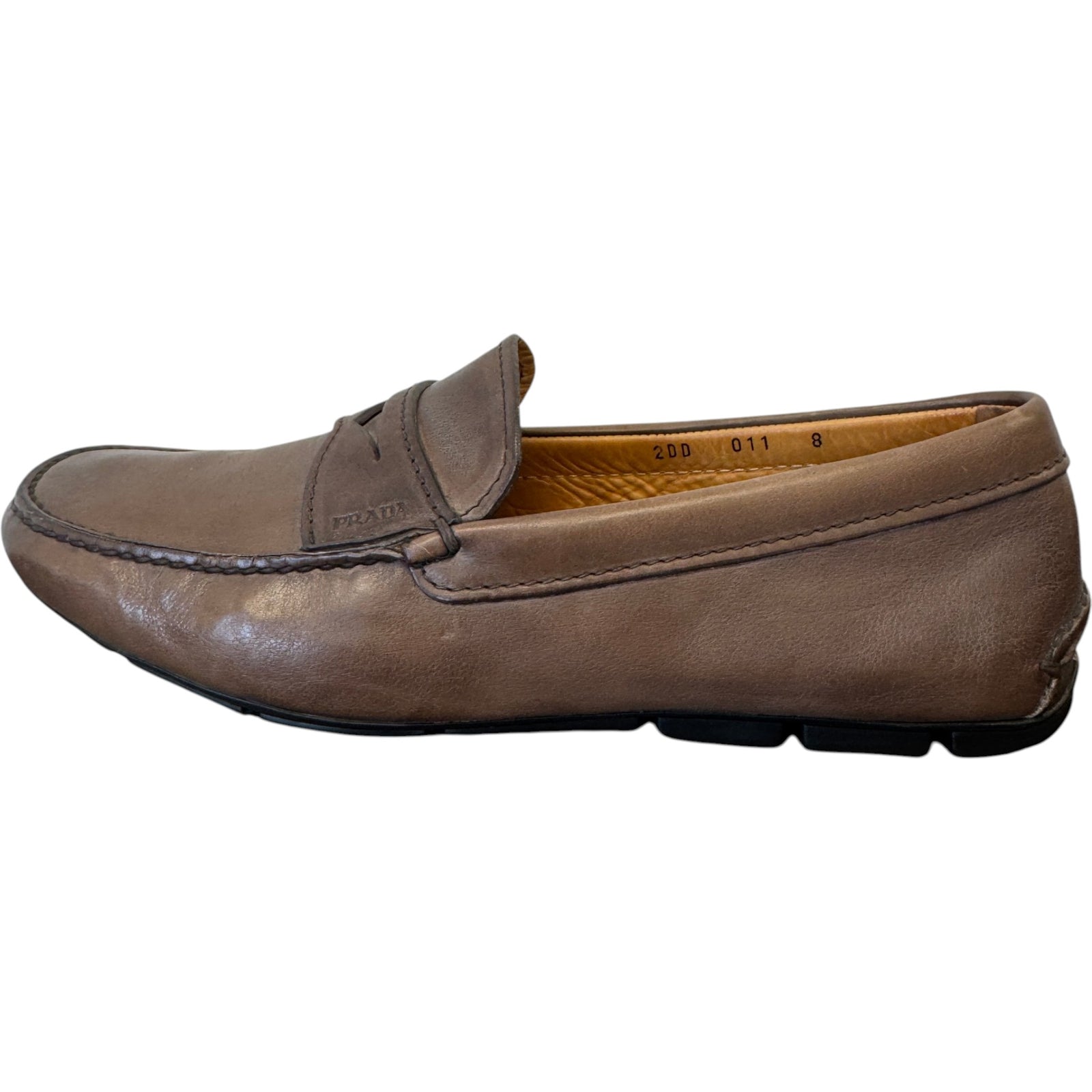 Men's Diver Loafers Brown Size UK 7 / EU 41 - Photo 4