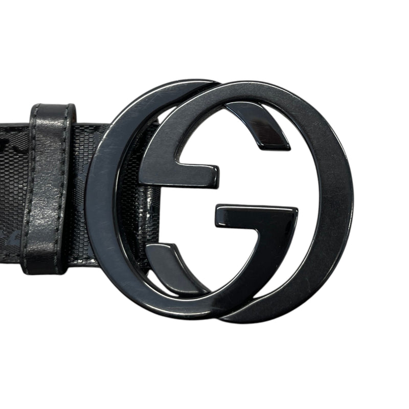 Gucci Men's Interlocking G Belt Black Size 40"