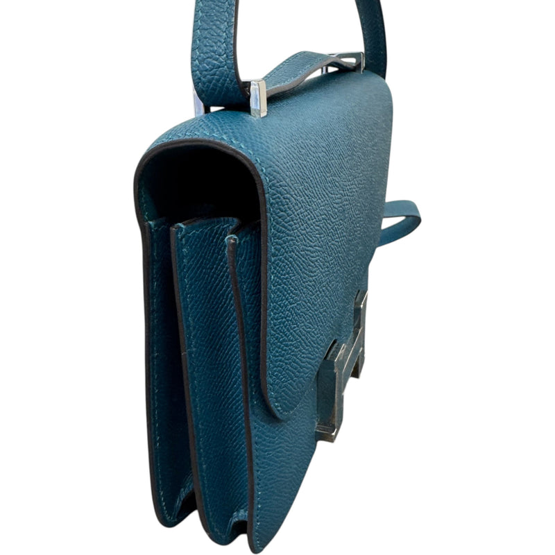 Women's Constance 18 Vert Bosphore Epsom Handbag Blue