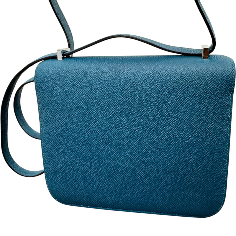 Women's Constance 18 Vert Bosphore Epsom Handbag Blue