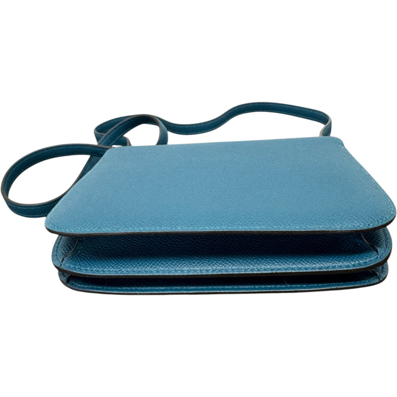 Women's Constance 18 Vert Bosphore Epsom Handbag Blue