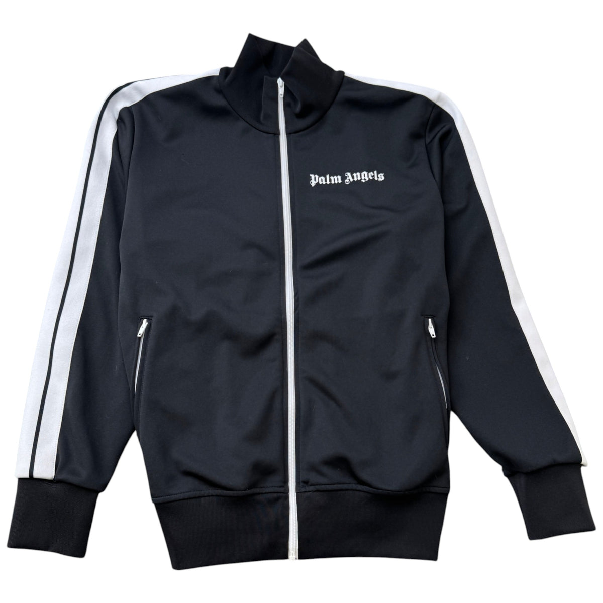 Men's Logo Print Track Jacket Black Size XL - Photo 1