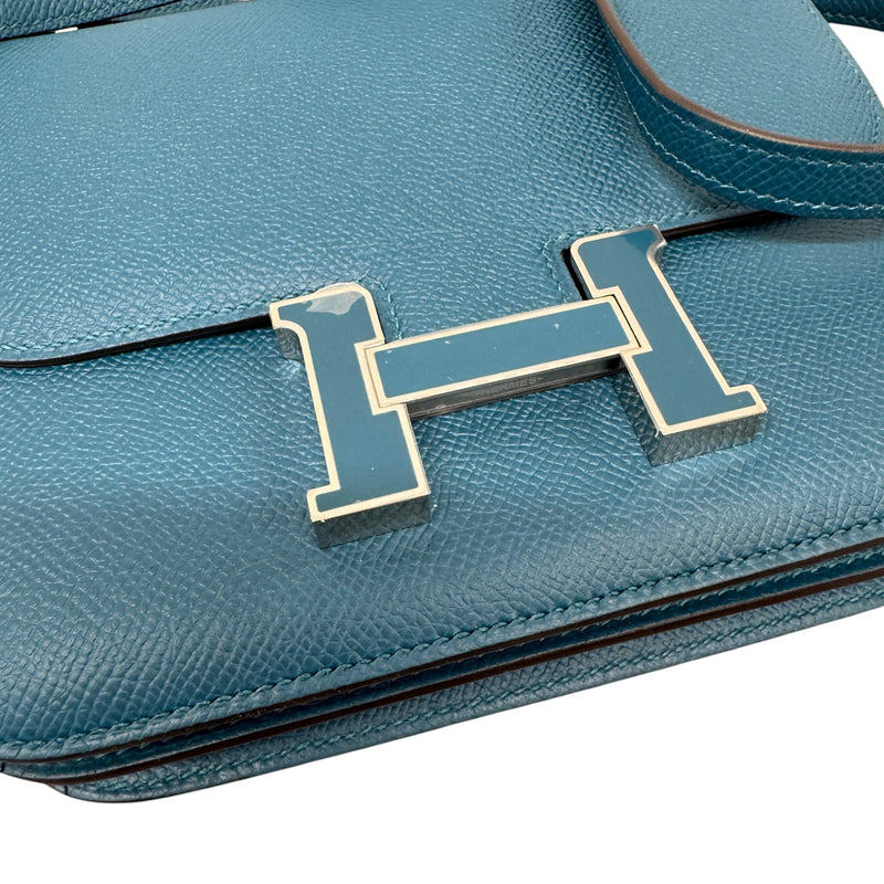 Women's Constance 18 Vert Bosphore Epsom Handbag Blue
