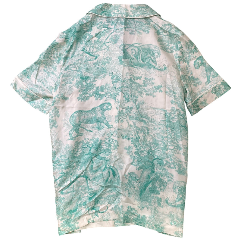 Women's Dioriviera Chez Moi Shirt & Shorts Co-ord Full Tracksuit Green Size L / UK 12