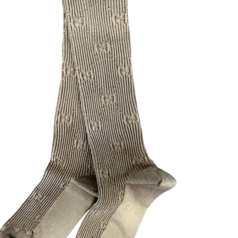 Gucci Women's GG Supreme Socks Brown Size 2-5