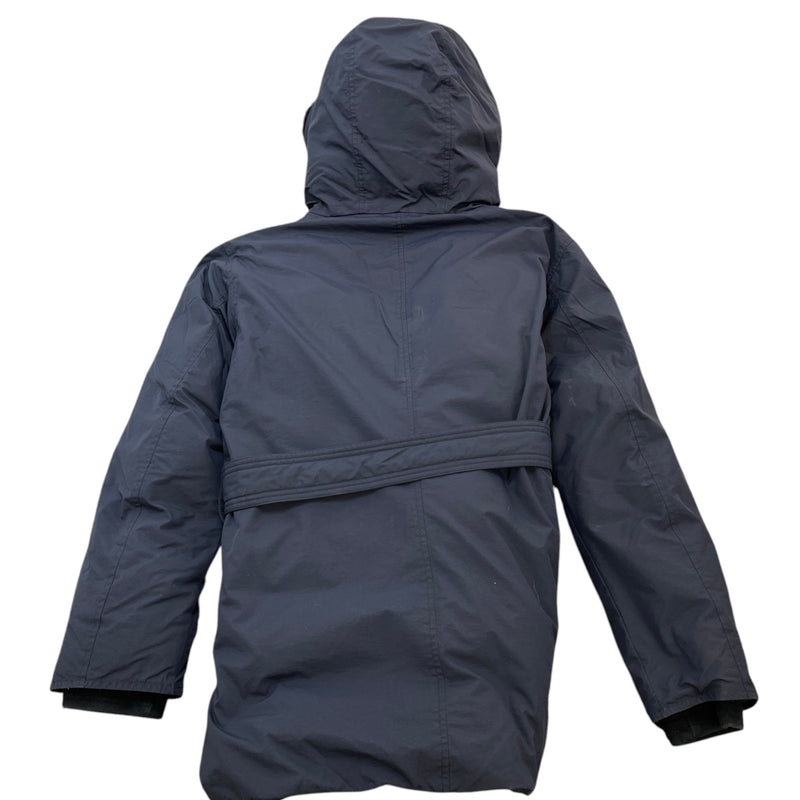 Women's Belted Down Jacket Navy Size 3 / UK 14
