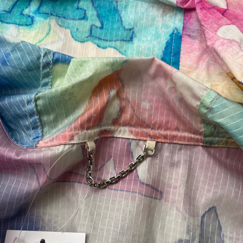 Men's Monogram Watercolour Windbreaker Multi-Coloured Size S