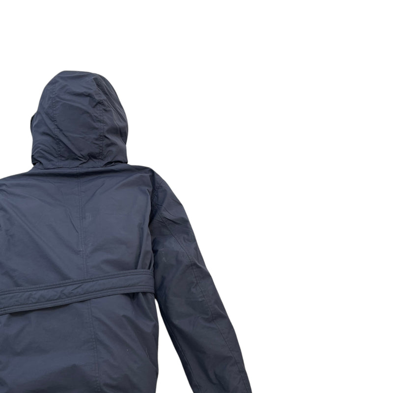 Women's Belted Down Jacket Navy Size 3 / UK 14