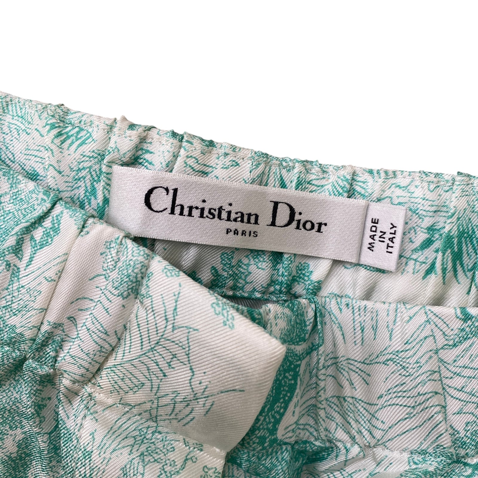 Women's Dioriviera Chez Moi Shirt & Shorts Co-ord Full Tracksuit Green Size L / UK 12 - Photo 12