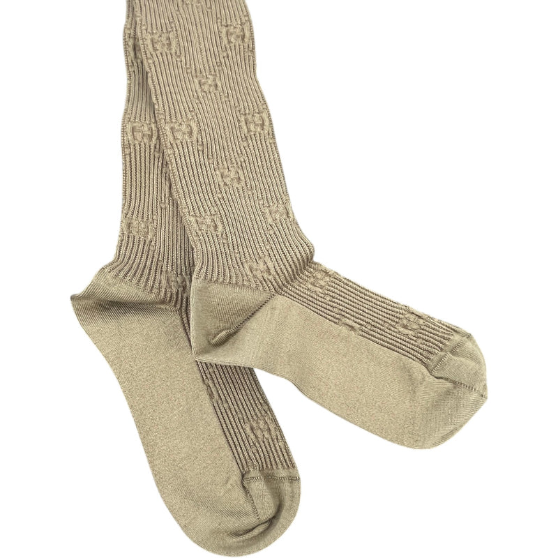 Gucci Women's GG Supreme Socks Brown Size 2-5