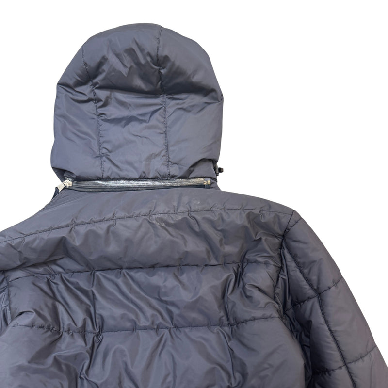 Men's Plaque Logo Down Jacket Navy Size IT 46 / S