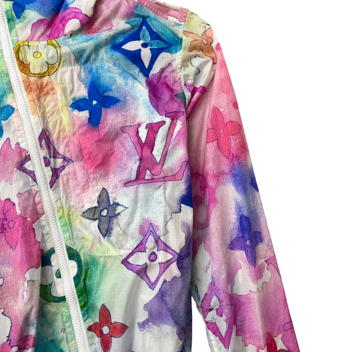 Men's Monogram Watercolour Windbreaker Multi-Coloured Size S - Photo 5